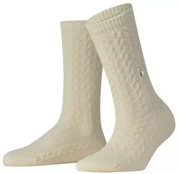 Burlington Cable Socken (27207) creme