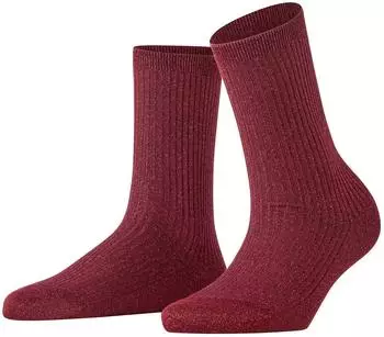 Falke Shiny Rib Socken mahogany
