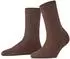 Falke Shiny Rib Socken dark brown