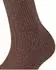 Falke Shiny Rib Socken dark brown