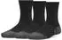 Under Armour UA Perf Tech 3PK CRW Socks (6015147-008-XS) ultimate black/jet gray