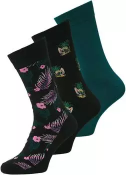 Jack & Jones JACCOOKIES Socken (12291150) schwarz pack:deep teal/schwarz