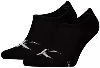 Calvin Klein CKJ MEN QUARTER 2P MONOGRAM Füßlinge (27320820) schwarz