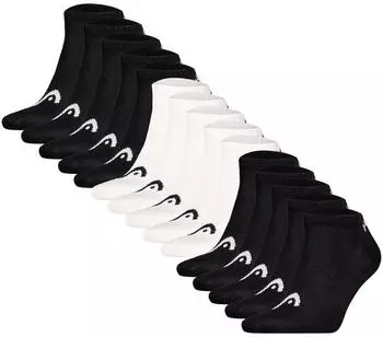 Head Viertelsocken Training 12 Paar (TB_701232768-15P-1/1/2-35/38) schwarz/weiß