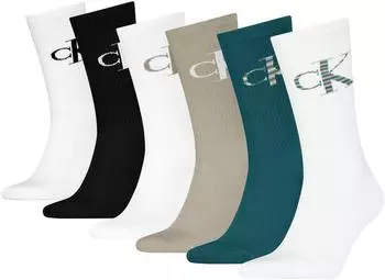 Calvin Klein Socken 6-Pack (11821165) grün/beige/schwarz