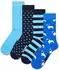 Happy Socks Everyday Crew Socken 4er-Pack Geschenkbox (P007262-36-40) mehrfarbig