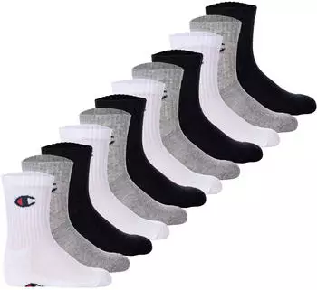 Champion Socken 12er Pack Kurzsocken (TB_U30004-12P) schwarz/grau/wei&szlig;