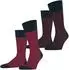 Esprit Fine Line Socken 2-Pack (91204845) schwarz/grau mix/rot flash/lila wood