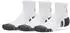 Under Armour UA Perf Tech 3PK QTR Sportsocken 3er-Pack (6015138) white/jet gray