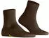 Falke Run Rib Crew Socken (16624) braun cappucino