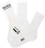 Hugo Boss 3P QS Rib Iconic VB Socken mit Rippstruktur und Plüschsohle (50568283) weiß