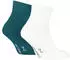 Calvin Klein CKJ MEN QUARTER 2P MONOGRAM Kurzsocken (66108460) white/teal
