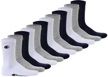 Champion U20118 Socken (TB_U20005-12P-BS517-43-46) blau/wei&szlig;/grau
