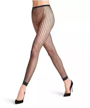 Falke Wicker Games gemusterte Leggings (42344-3009) schwarz