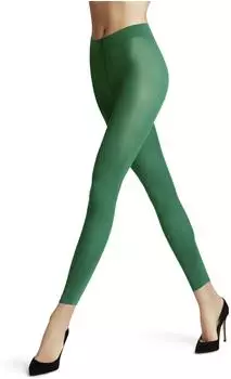 Falke Pure Matt 50 DEN Feinstrick Leggings (43151-7618) gr&uuml;n tourmaline