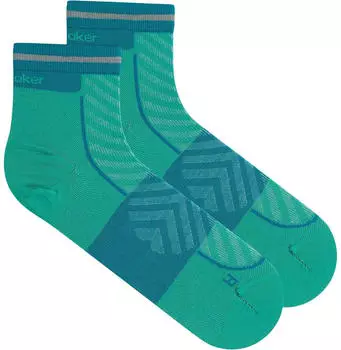Icebreaker Run+ Ultralight Mini Socken fresh / tidal teal