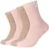s.Oliver Sustainable Hygge Crew Socken 4er-Pack mahogany rose