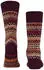 Burlington Fair Isle Socken (24774) claret