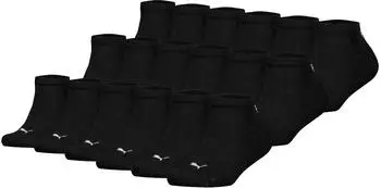 Puma Plain Sneaker ECOM 18P Sneakersocken schwarz