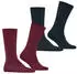 Burlington Everyday 2-Pack Socken (21045) rot wine