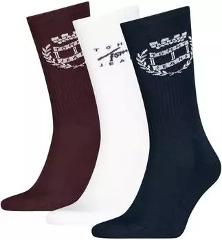 Tommy Hilfiger Socken mit Geschenkbox, 3er-Pack (16323239) navy/wei&szlig;/deep rouge