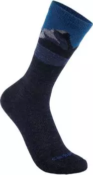 Carhartt Midweight Synthetic-Wool Blend Mountain Crew Sock 2 Pack (SC9592M) marineblau