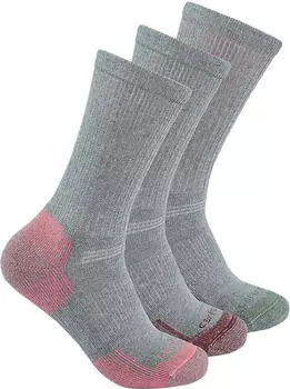Carhartt Midweight Cotton Crew Socken (SC2823W) grau