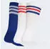 Adidas 3 Stripes Essentials Cushioned Crew Socken (KE5502) white/mystery ink/pure ruby