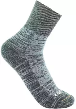 Carhartt Twin Knit Midweight Short Crew Sock (SS9550W) tourmaline heather
