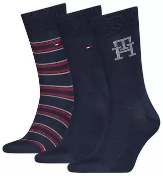 Tommy Hilfiger Socken 3er-Pack mit Geschenkbox (71242055) navy
