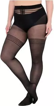 Ulla Popken Strumpfhose (837854) schwarz