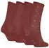 Calvin Klein CK Women Sock 4P Gifting AOP Socken (4 Paar) (701241216) rust red