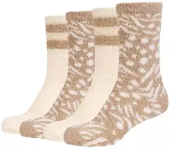 Camano Comfort Cotton Boxershorts & Socken Geschenkbox 2er-Pack beige