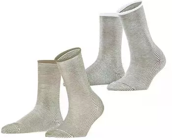 Esprit Allover Stripe 2-Pack Socken sortiment