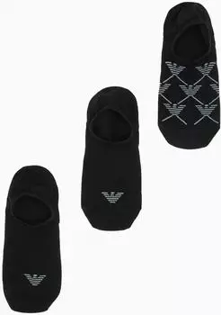 Emporio Armani 3-pack Invisibile Socks (300000548) schwarz/schwarz/schwarz