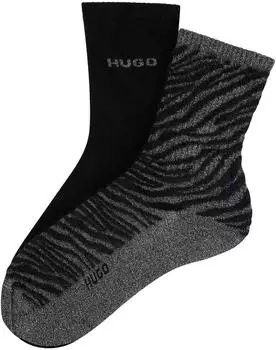 HUGO 2P RS ZEBRA CC W Socken (50570221) mittelgrau