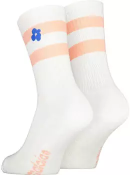 Maloja DruzzinaM. Freizeitsocken shaded white pink clouds