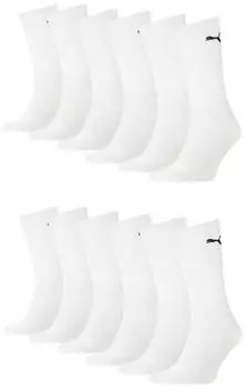 Puma Crew Sports Socks Multipack (39460.2) wei&szlig;
