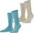 Burlington Everyday 2-Pack Socken (21045) blau key largo