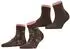 Esprit Soft Blooms Kurzsocken 2er-Pack (19560) braun chocolate