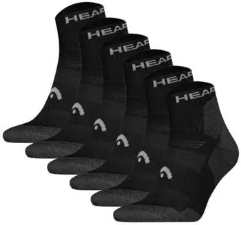 Head Elements Tennis Crew Kurzsocken 10er Pack / Hiking All Climates Quarter Kurzsocken 6er Pack (TB_701229025-6P-001) schwarz/weiß