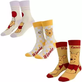Cerd&aacute; Group Winnie Puuh Socken 3er-Pack (2900003826) bunt