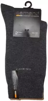 Camano SOFTCOTTON Socken 2-Paar Pack (257550) anthrazit mel.