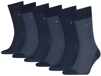 Tommy Hilfiger Socken mit Geschenkbox 6er-Pack (10637737) navy