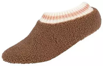 s.Oliver Hausschuh-Socken mit Teddy-Charakter (45037901) brown lentil