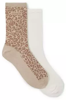 HUGO LEO LOGO Socken 2-Paar (50543172) beige / natur