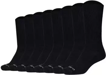 Camano Soft Bio-Baumwoll Crew Socken Kinder 6er Pack (TB_5913004-8P) schwarz