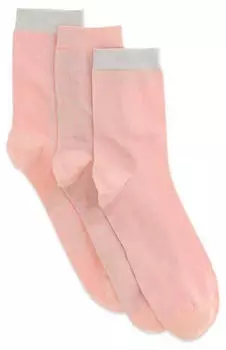 Guess 3 Pack Glam Lurex Socks Socken mit Glanzf&auml;den (89725011) g63m+silver lurex ya