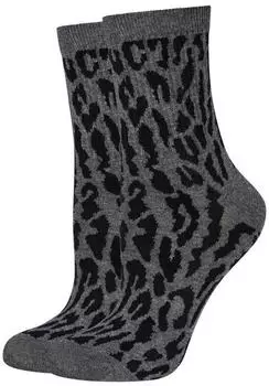 Joop! Daily Glam OCS Jacquard Socken mit handgekettelter Zehennaht (60770027) asphalt melange