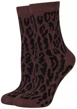 Joop! Daily Glam OCS Jacquard Socken mit handgekettelter Zehennaht (25533151) chicory coffee